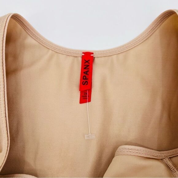 Spandex Tank Top Nude Tan Size 2X - Picture 5 of 5